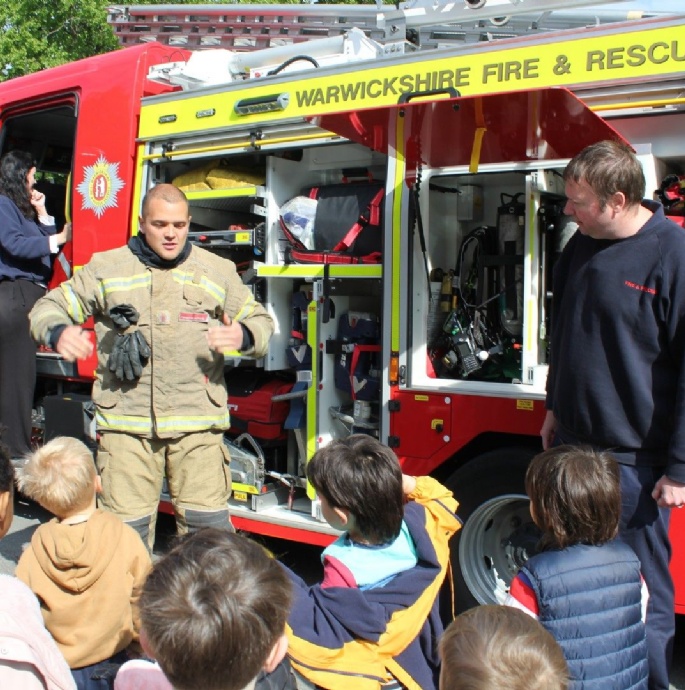 News &raquo; Warwickshire Fire & Rescue Visited Nursery